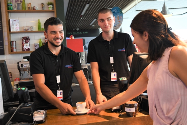 Sky bar staff